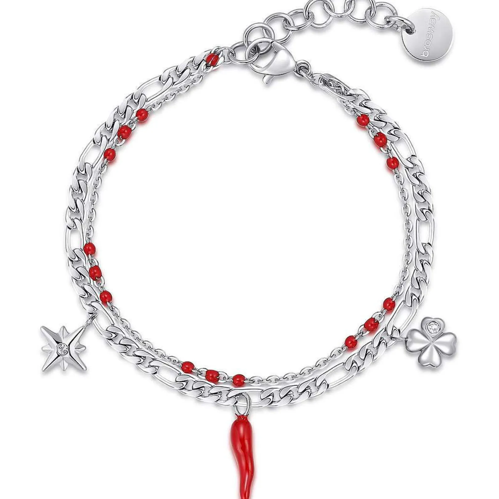 bracciale_donna_con_corne_0.webp Fashion Bracciale Donna Con Cornetto Gioielli Chant | BAH64 Donna Gioielli Moda Donna