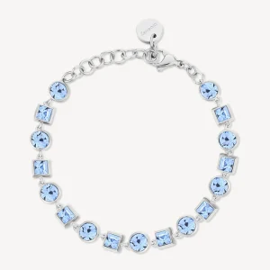 Clearance Bracciale Donna Con Cristalli Sapphire Symphonia Gioielli | BYM170 Donna Gioielli Moda Donna | Idee Regalo