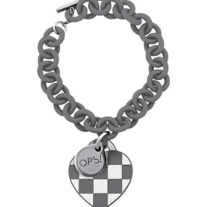 Discount Bracciale Donna Con Cuore Gioielli Objects Damier | BR-102 Donna Gioielli Moda Donna