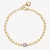 Clearance Bracciale Donna Con Zircone Amethyst Gioielli Desideri | BEI086 Donna Gioielli Moda Donna