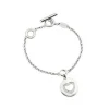 New Bracciale Donna "Cuore" In Argento Gioielli Lady | 233073 Donna Gioielli Moda Donna