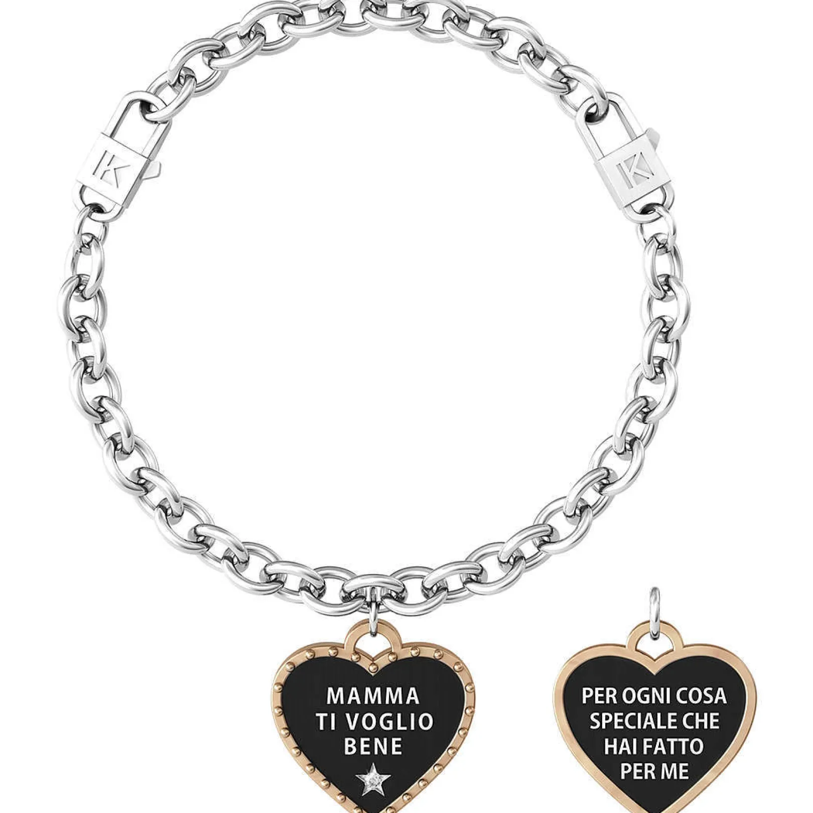 bracciale_donna_cuore_mam_0-1.webp Online Bracciale Donna Cuore Mamma Ti Voglio Bene Gioielli Family | 731942 Donna Gioielli Moda Donna | Idee Regalo