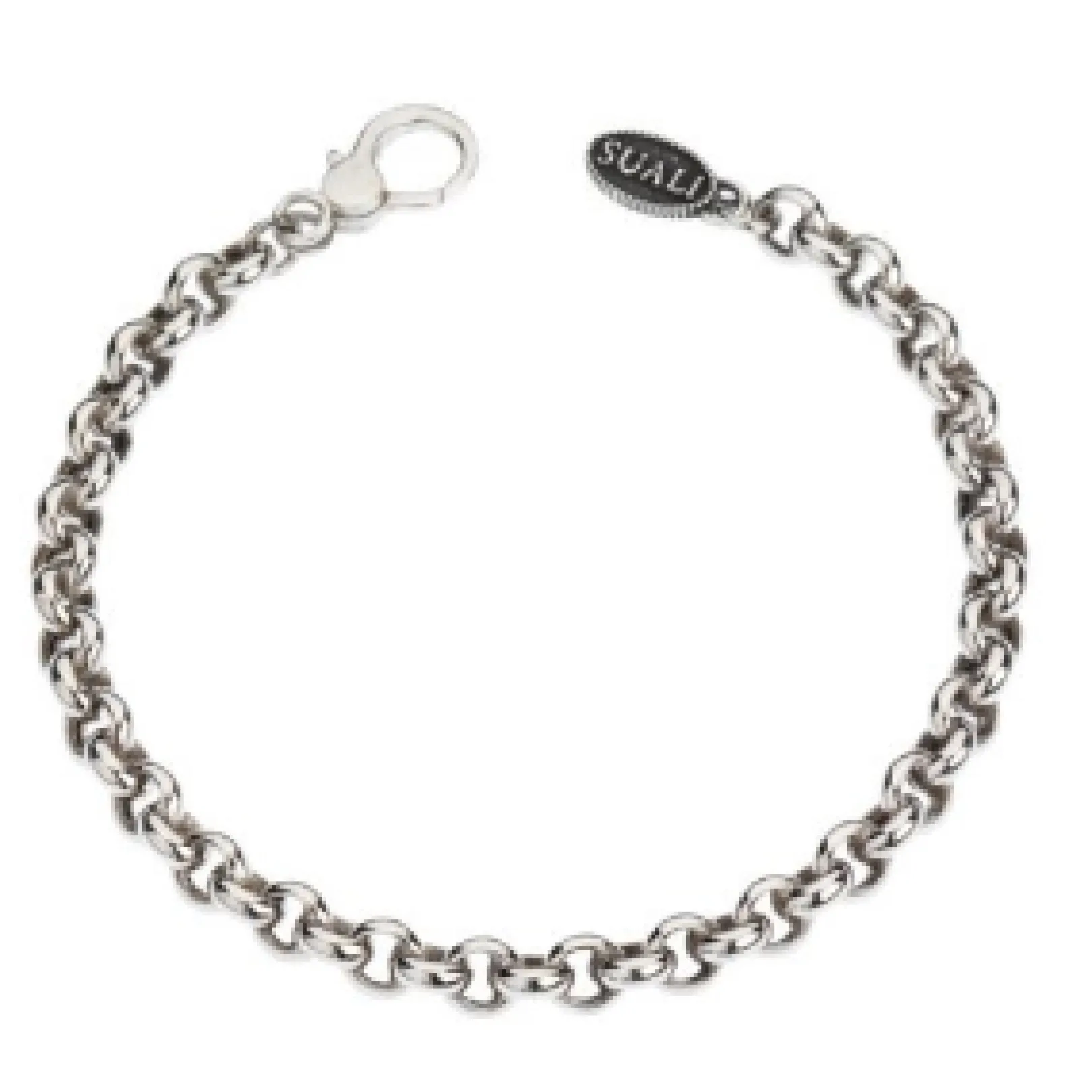 bracciale_donna_in_argent_0-11.webp Clearance Bracciale Donna In Argento A Maglia Rolò Gioielli | BM1344 Donna Gioielli Moda Donna
