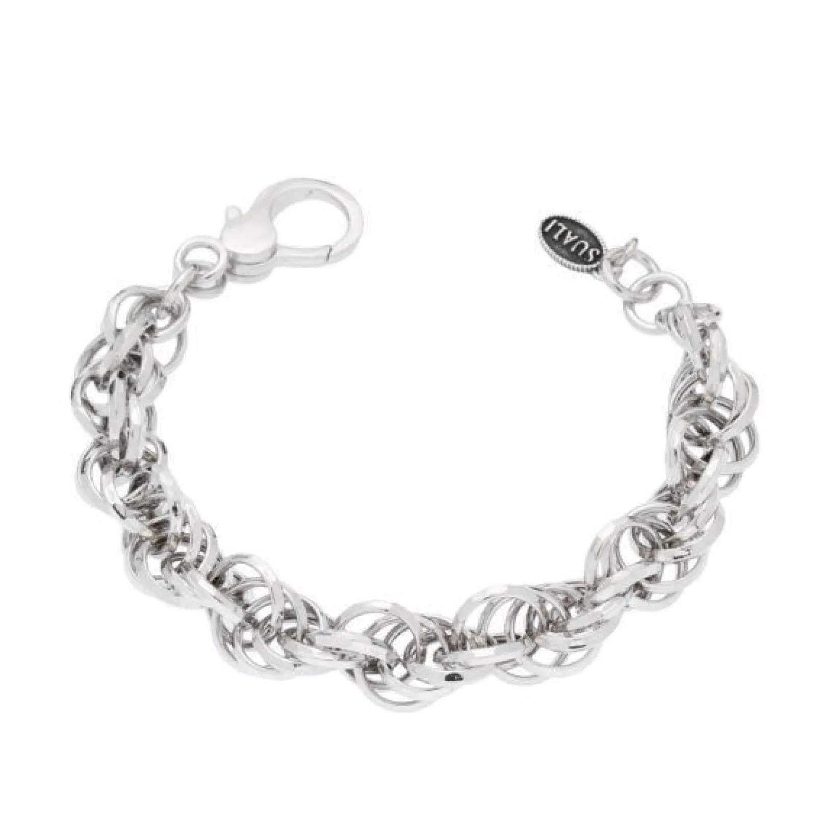 bracciale_donna_in_argent_0-15.webp Hot Bracciale Donna In Argento Con Anelli Gioielli | BM1969 Donna Gioielli Moda Donna