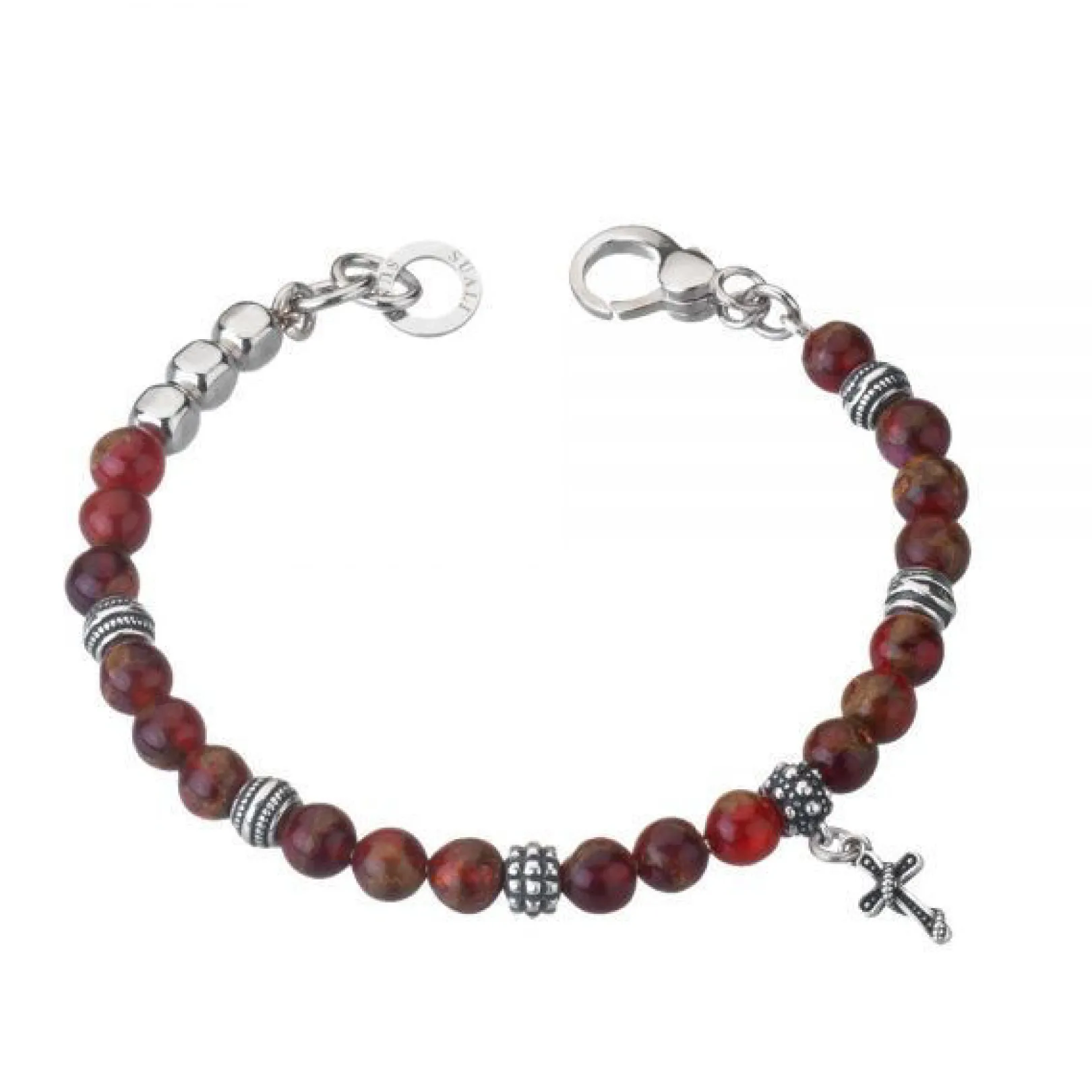 bracciale_donna_in_argent_0-21.webp Sale Bracciale Donna In Argento Con Crocifisso Gioielli | BM3118 Donna Gioielli Moda Donna