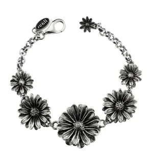 Discount Bracciale Donna In Argento Con Margherite Gioielli | BM1286 Donna Gioielli Moda Donna