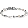 Clearance Bracciale Donna In Argento E Perle Bianche Mariacristinasterling | G4279 Donna Gioielli Moda Donna
