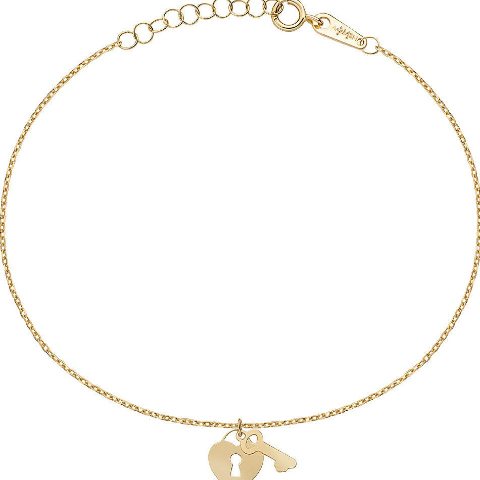 bracciale_donna_in_oro_co_0-2.webp Outlet Bracciale Donna In Oro Con Chiave E Lucchetto Gioielli | AU9BRCCG3 Donna Gioielli Moda Donna