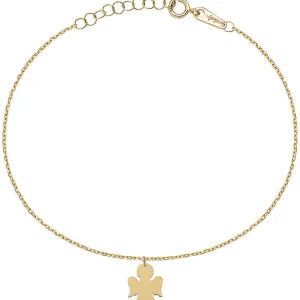 Clearance Bracciale Donna In Oro Con  Angelo Custode Gioielli |  AU9BRAG3 Donna Gioielli Moda Donna