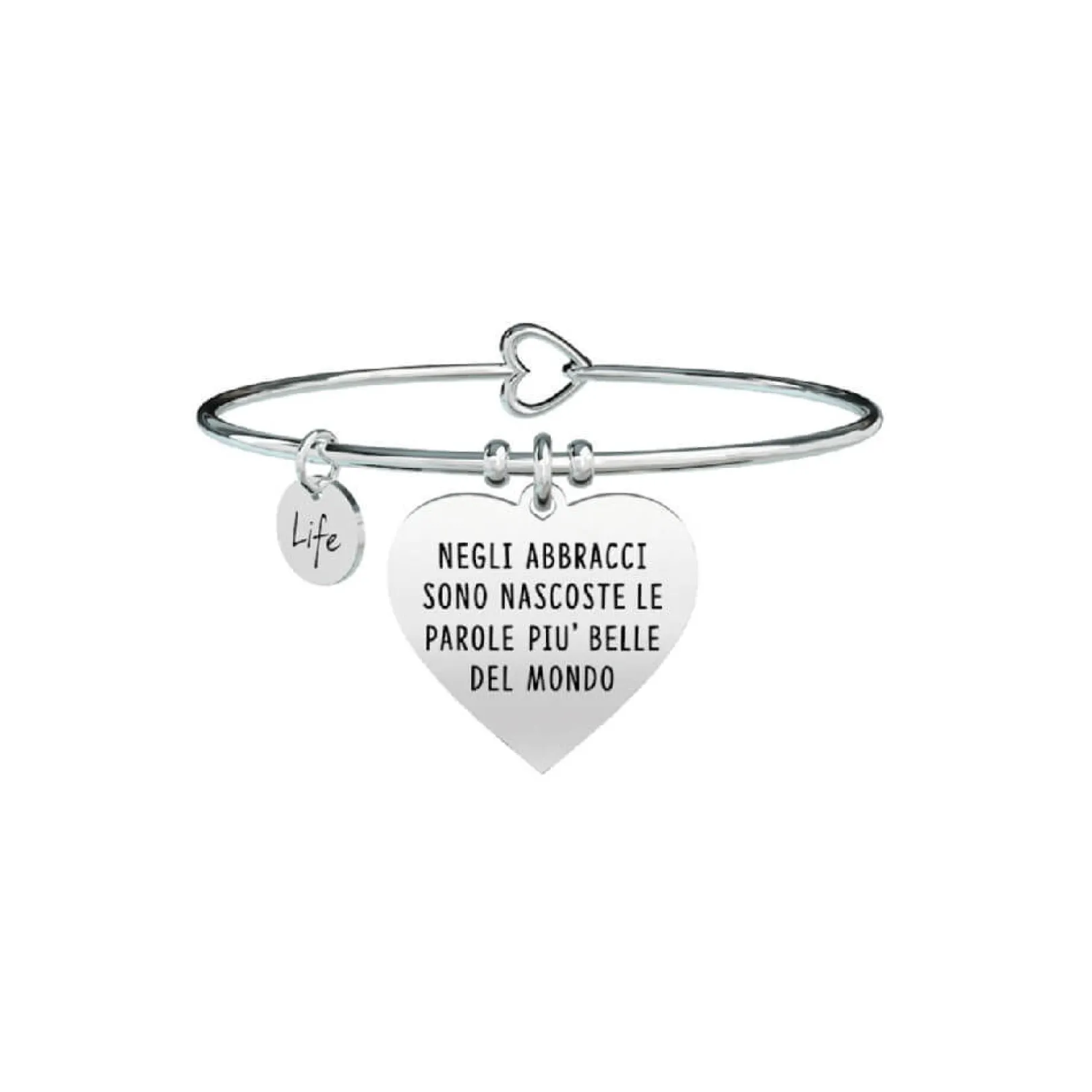bracciale_donna_kidult_lo_0-1.webp Fashion Bracciale Donna Love Cuore Abbracci | 731317 Donna Gioielli Moda Donna