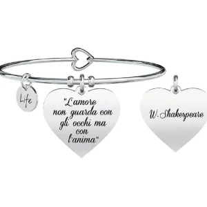 Fashion Bracciale Donna Love L'amore Non Guarda... | 731271 Donna Gioielli Moda Donna