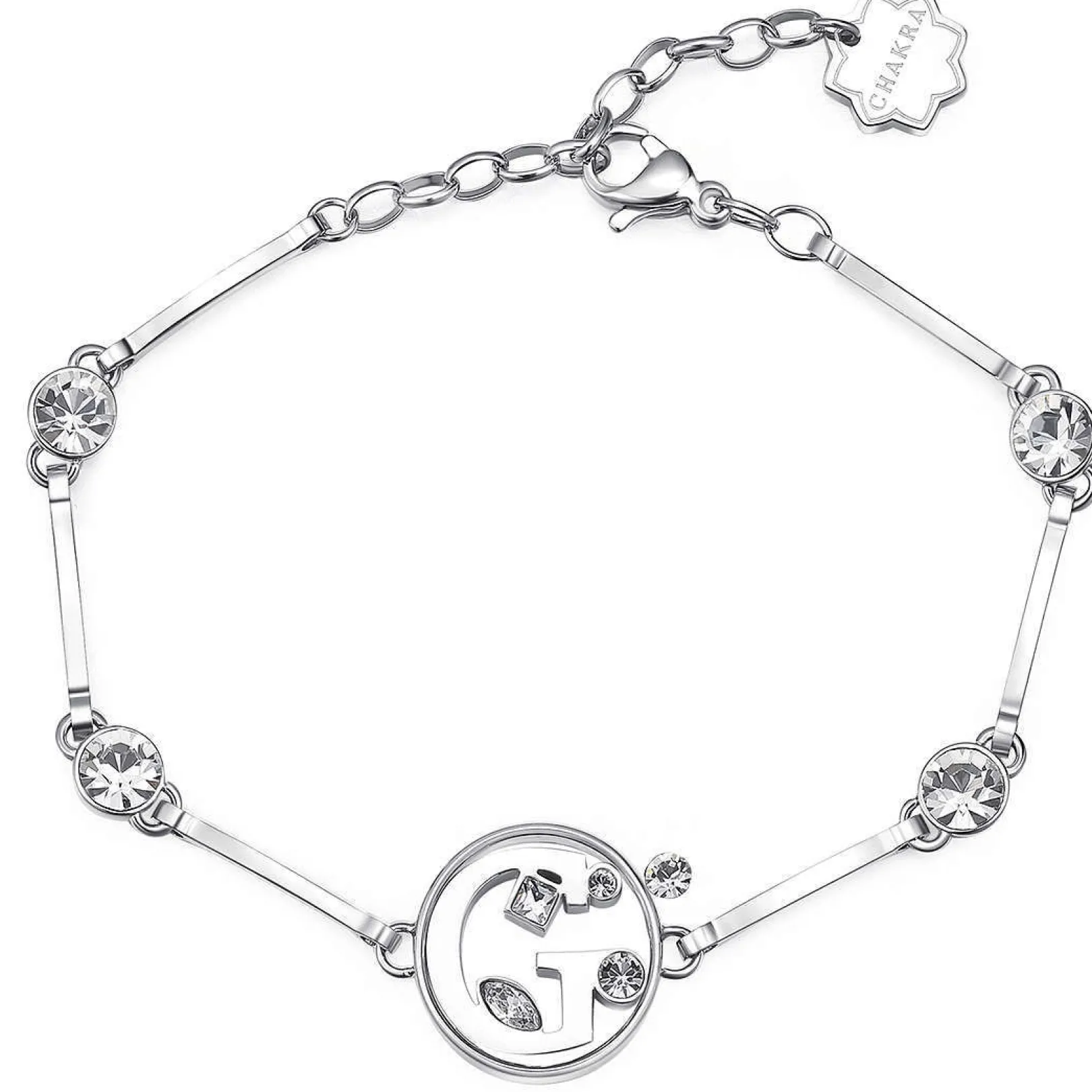 bracciale_donna_lettera_g_0.webp Sale Bracciale Donna Lettera G Gioielli Chakra | BHKB055 Donna Gioielli Moda Donna
