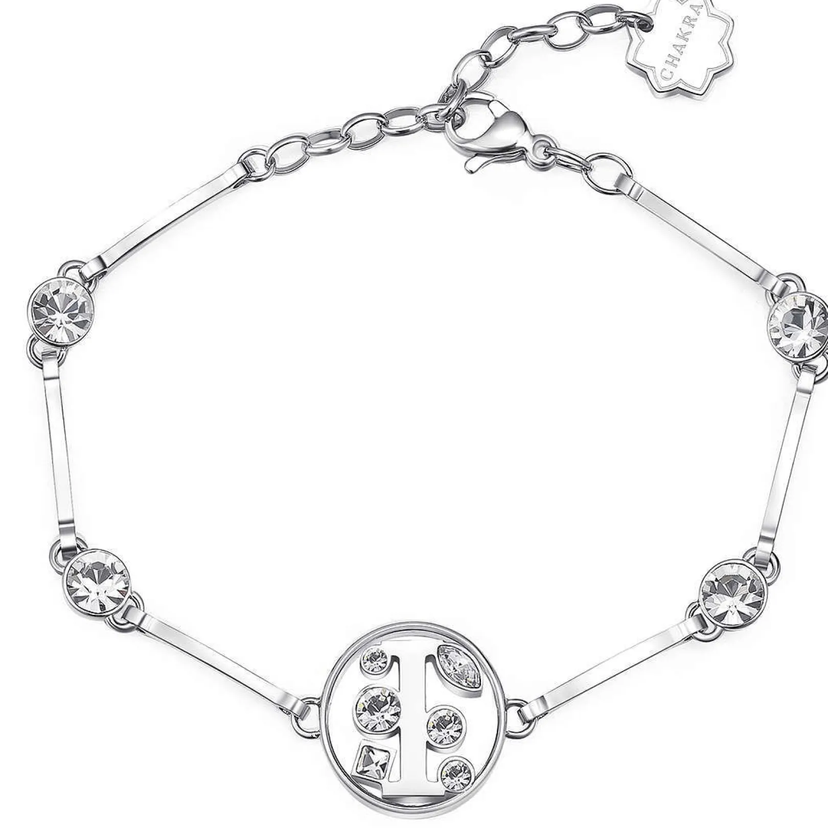 bracciale_donna_lettera_i_0.webp Online Bracciale Donna Lettera I Gioielli Chakra | BHKB057 Donna Gioielli Moda Donna
