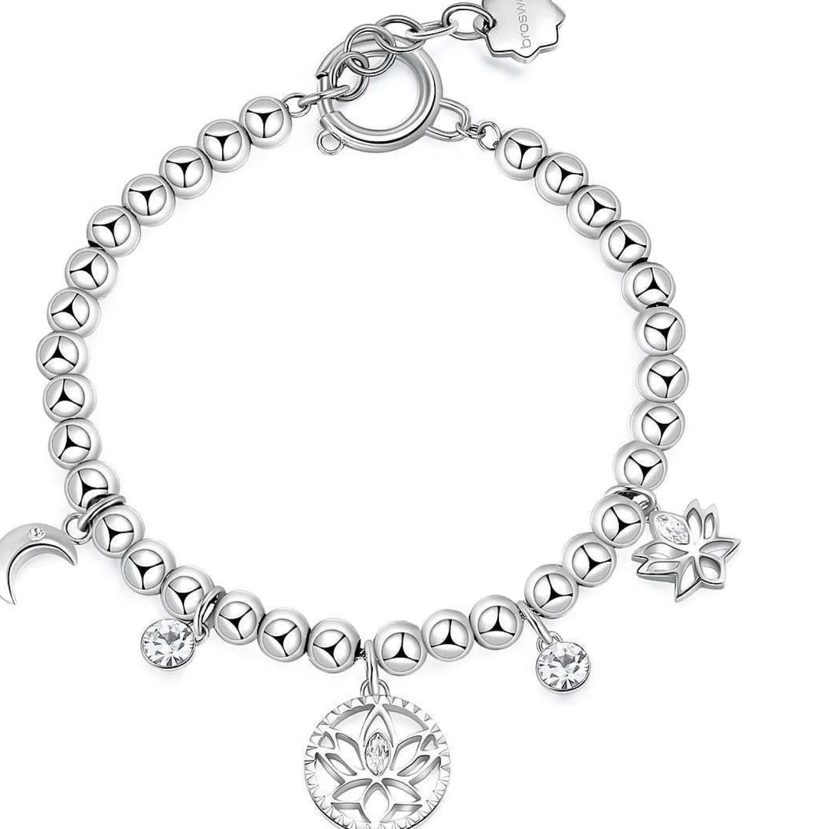 bracciale_donna_luna_fior_0.webp Hot Bracciale Donna Luna Fiore Di Loto Gioielli Chakra | BHKB115 Donna Gioielli Moda Donna