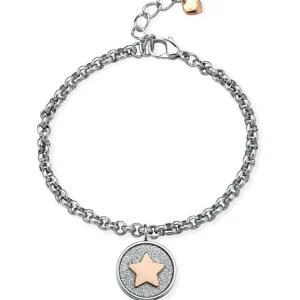 Outlet Bracciale Donna Objects Glitter Coin Con Charm Stella | BR-600 Donna Gioielli Moda Donna