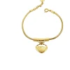 Online Bracciale Donna Objects Snake Con Ciondolo Cuore | BR-366 Donna Gioielli Moda Donna