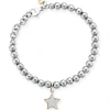 Discount Bracciale Donna Objects Glitter Con Charm Stella | BR-433 Donna Gioielli Moda Donna