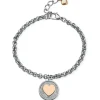 Discount Bracciale Donna Objects Glitter Coin Con Charm Cuore | BR-599 Donna Gioielli Moda Donna