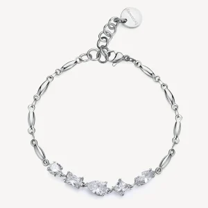 Clearance Bracciale Donna Semirigido Con Zirconi Gioielli Affinity | BFF182 Donna Gioielli Moda Donna