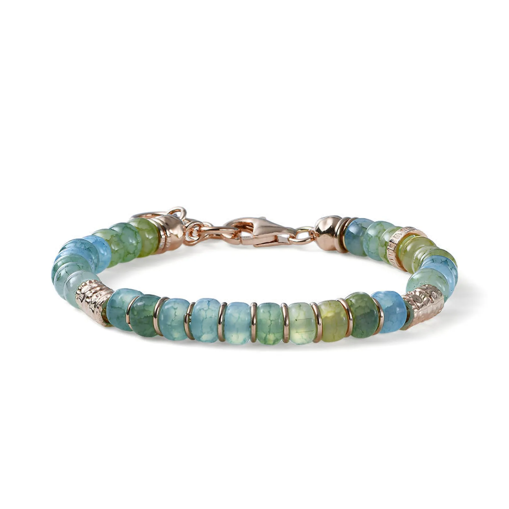 bracciale_donna_snake_riv_0.webp Discount Bracciale Donna Snake Riviera Barilotti Argento E Glass Roundel Oceano Mariacristinasterling | G4325R Donna Gioielli Moda Donna