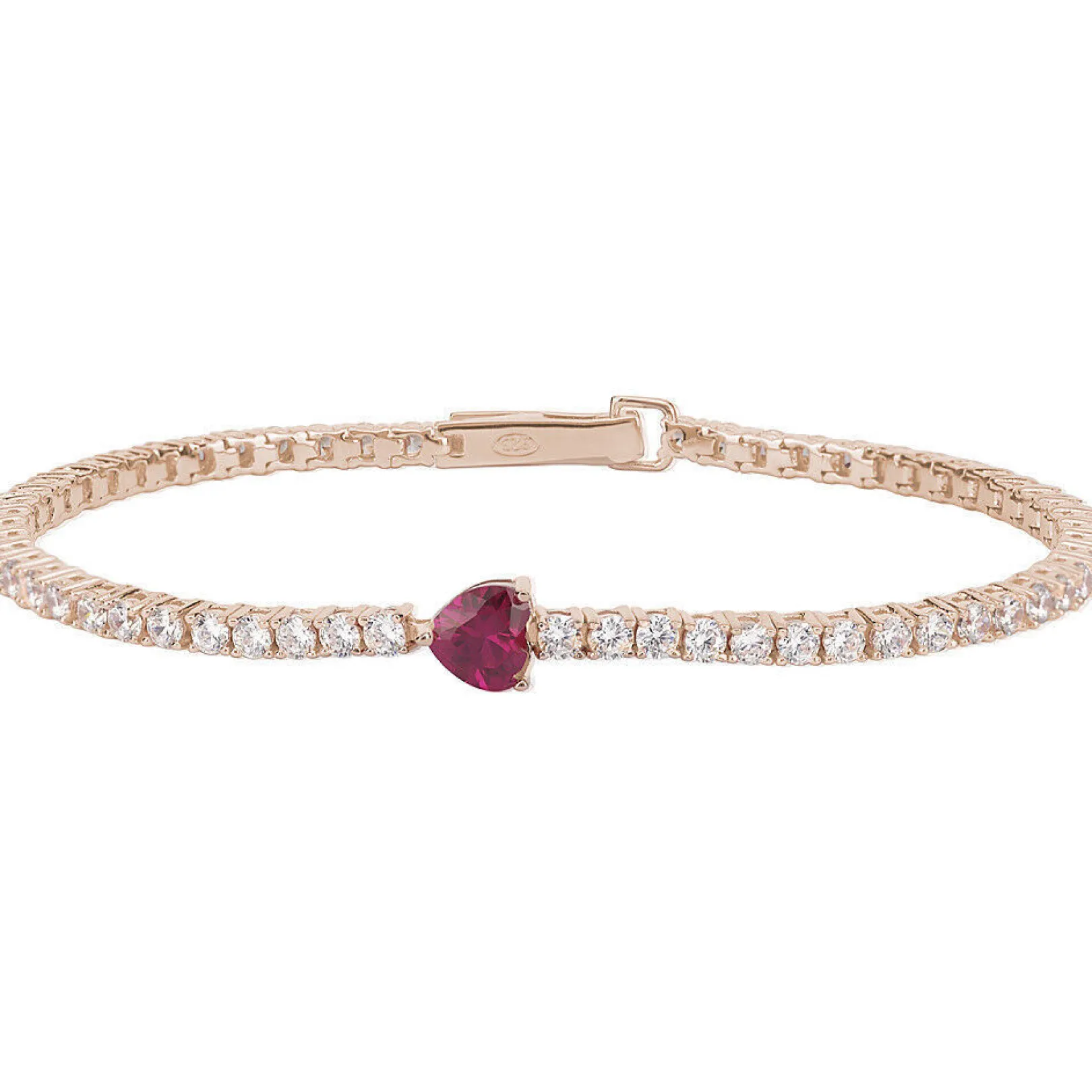 bracciale_donna_tennis_cu_0-1.webp Sale Bracciale Donna Tennis Cuore Gioielli | 533439-S Donna Gioielli Moda Donna | Idee Regalo