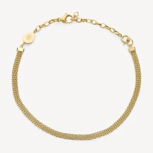 Clearance Bracciale Dorato Acciaio Catena Maglia Milano Essential Brosway | BNL070 Donna Gioielli Moda Donna