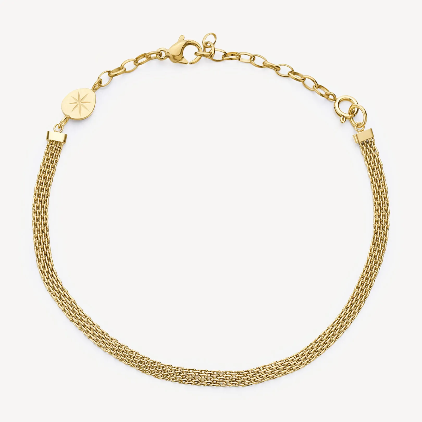 bracciale_dorato_acciaio__0.webp Clearance Bracciale Dorato Acciaio Catena Maglia Milano Essential Brosway | BNL070 Donna Gioielli Moda Donna