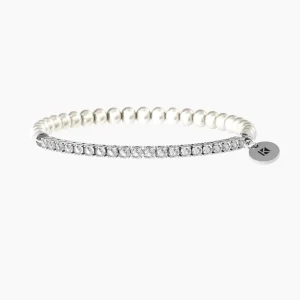 Clearance Bracciale Elastico Tennis Con Perle Naturali Gioielli | 732111 Donna Gioielli Moda Donna | Idee Regalo