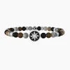 Sale Bracciale Elastico Uomo Con Pietre Naturali Multicolor, Cristalli E Sole Gioielli | 732257 Uomo Gioielli Moda Uomo | Idee Regalo