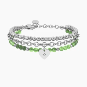 Online Bracciale Giada Verde Con Cuore Gioielli | 732321 Donna Gioielli Moda Donna | Idee Regalo