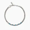 Outlet Bracciale In Acciaio Con Dischi Turchese 2Jewels | 232553 Uomo Gioielli Moda Uomo