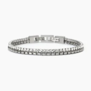 Online Bracciale In Acciaio 316L Cristalli Gioielli 2Jewels | 232483 Uomo Gioielli Moda Uomo