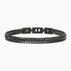 Outlet Bracciale In Acciaio 316L E Cristalli Neri Gioielli 2Jewels | 232485 Uomo Gioielli Moda Uomo