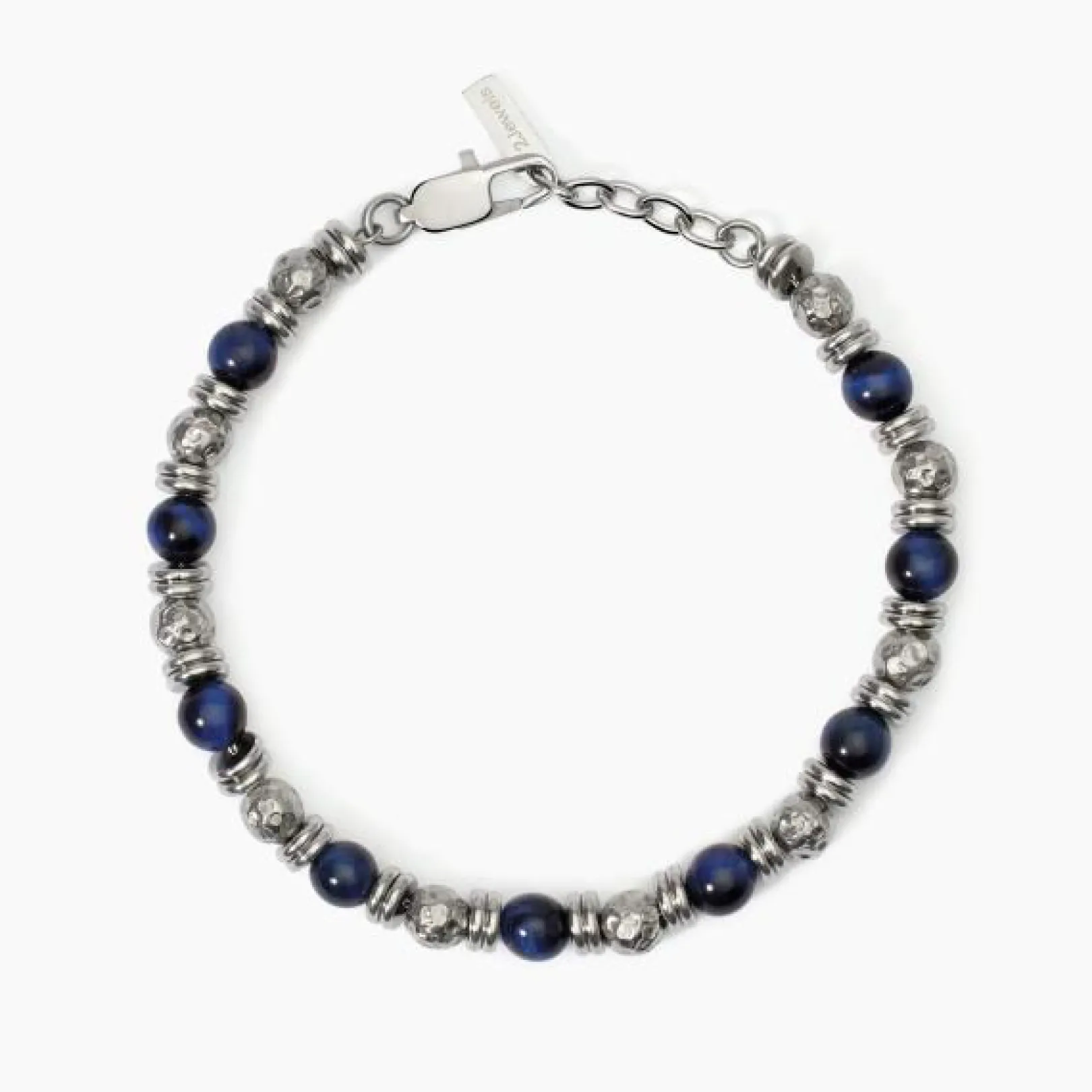 bracciale_in_acciaio_occh_0-1.webp Clearance Bracciale In Acciaio Occhio Di Tigre 2Jewels | 232563 Uomo Gioielli Moda Uomo