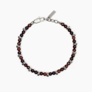 Clearance Bracciale In Acciaio Occhio Di Tigre 2Jewels | 232501 Uomo Gioielli Moda Uomo