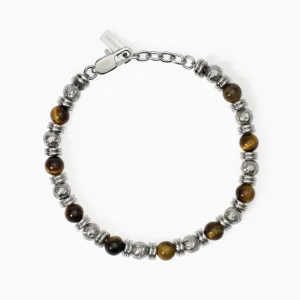 Clearance Bracciale In Acciaio Occhio Di Tigre 2Jewels | 232562 Uomo Gioielli Moda Uomo
