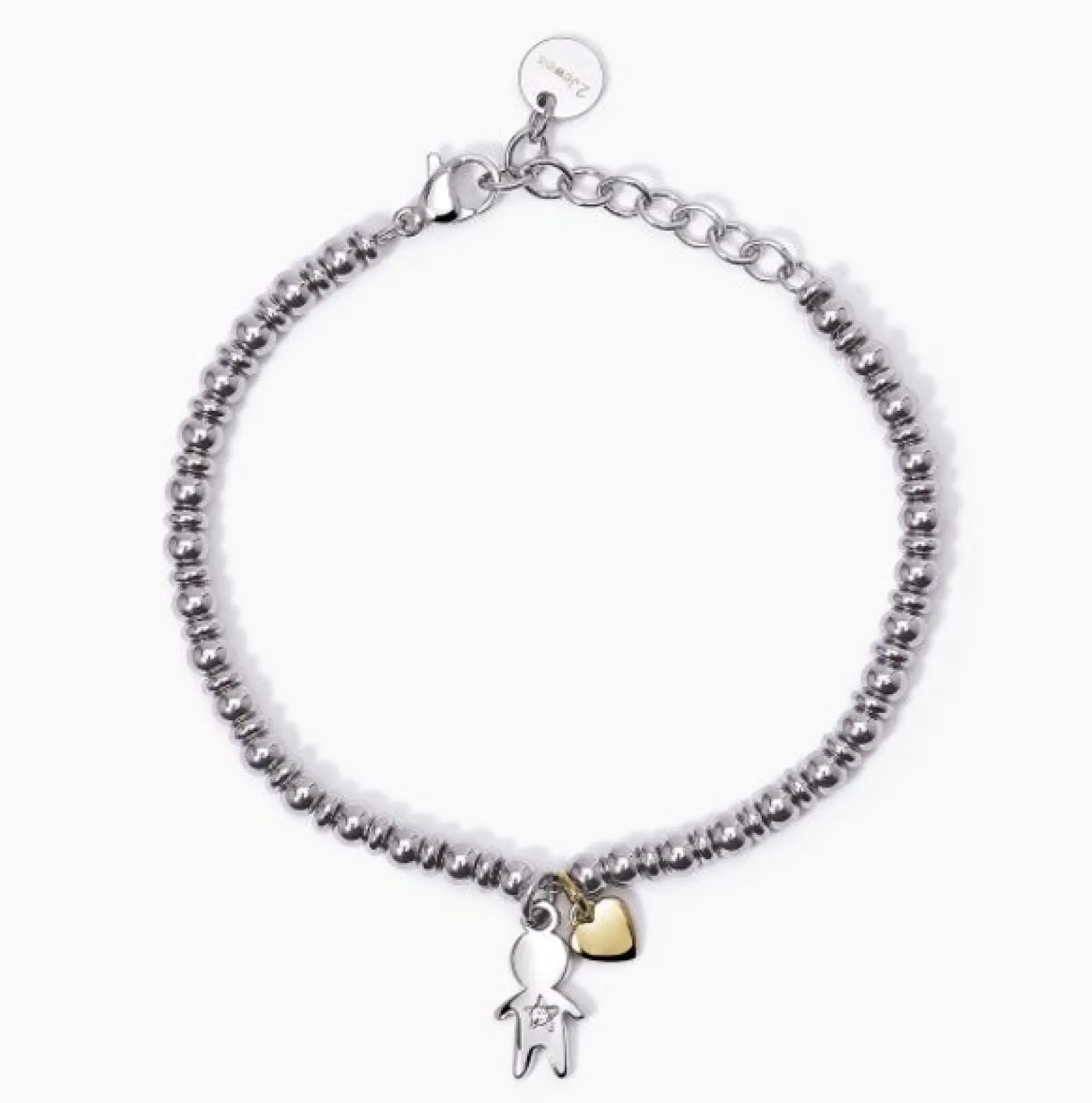 bracciale_in_acciaio_pend_0-1.webp Sale Bracciale In Acciaio Pendente Bambino 2Jewels | 232405 Donna Gioielli Moda Donna