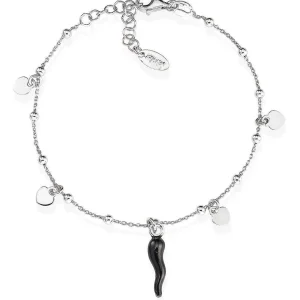 Fashion Bracciale In Argento Con Cornetto Gioielli Fortuna | BRCSHBN3 Donna Gioielli Moda Donna