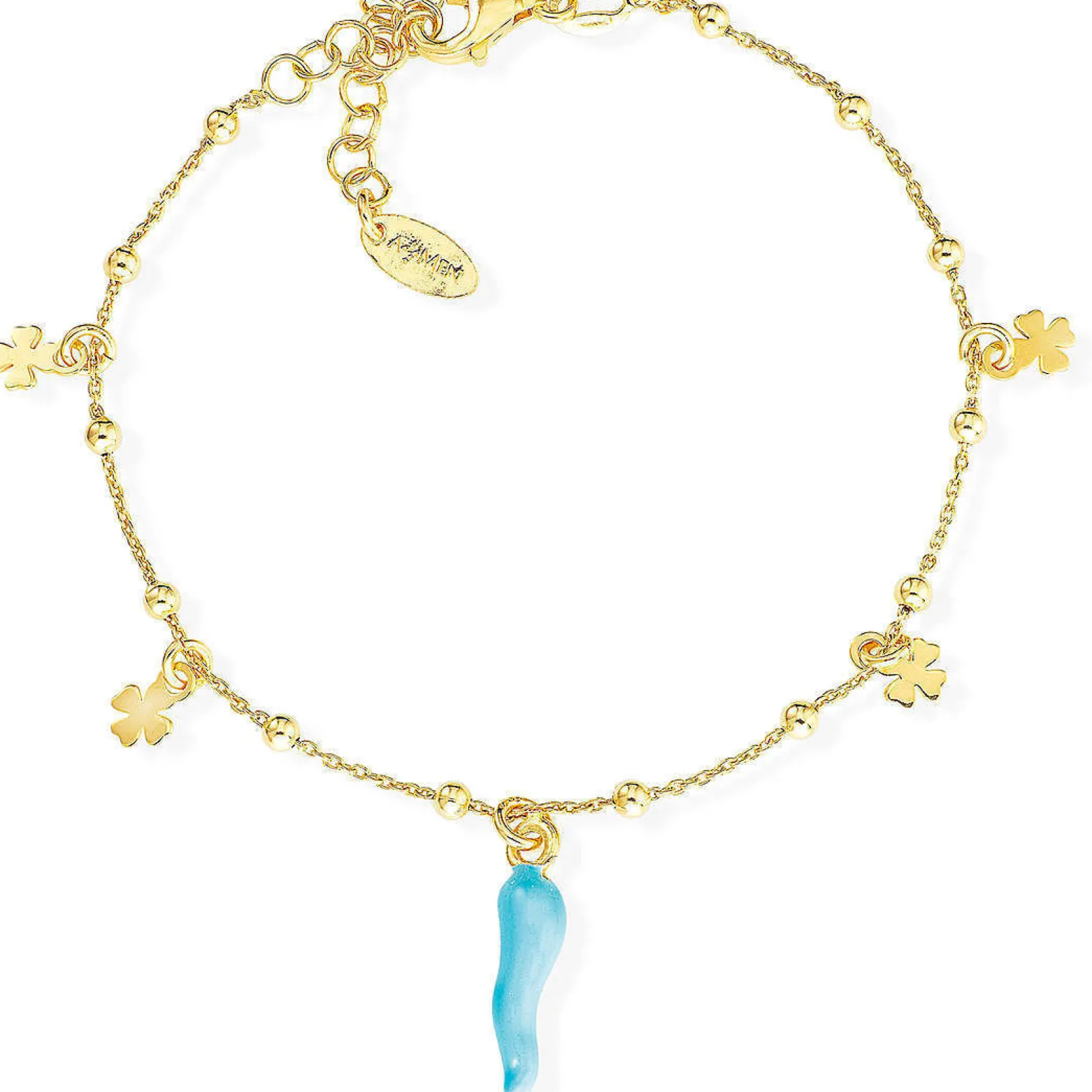 bracciale_in_argento_con__0-15.webp Best Bracciale In Argento Con Cornetto Gioielli Fortuna | BRCSQGA3 Donna Gioielli Moda Donna