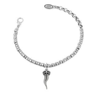 Fashion Bracciale In Argento Con Cornetto Silver Gioielli | BM2031 Donna Gioielli Moda Donna