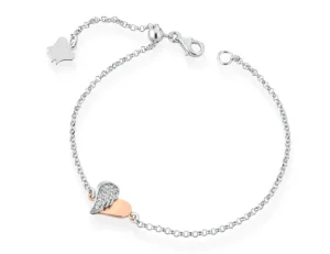 Hot Bracciale In Argento Con Cuore E Ala Giannotti | GIA443 Donna Gioielli Moda Donna