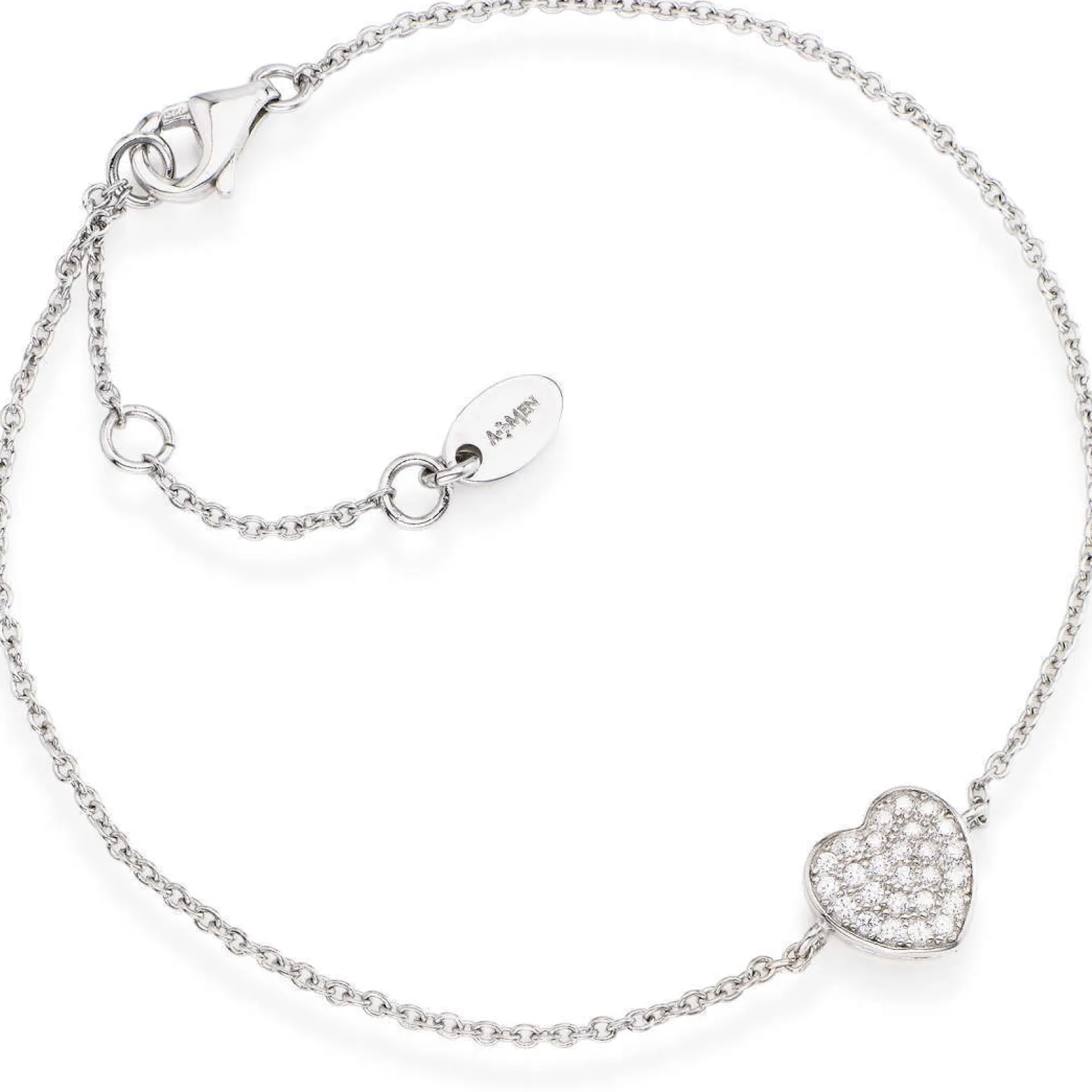 bracciale_in_argento_con__0-7.webp Hot Bracciale In Argento Con Cuore Gioielli Amore | BRH Donna Gioielli Moda Donna