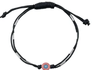 Clearance Bracciale In Corda Con Charm Capitan America Gioielli | BS00089RL.CS Gioielli Moda Bimbi
