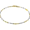 Clearance Bracciale In Oro Giallo E Oro Bianco Gioielli Eternity Gold | Eb550bg Uomo Gioielli Uomo