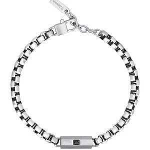 Hot Bracciale da uomo in acciaio, della collezione Blockchain | 231959 Uomo Gioielli Moda Uomo