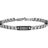 New Bracciale da uomo in acciaio, collezione Blockchain | Cod.232149. Uomo Gioielli Moda Uomo
