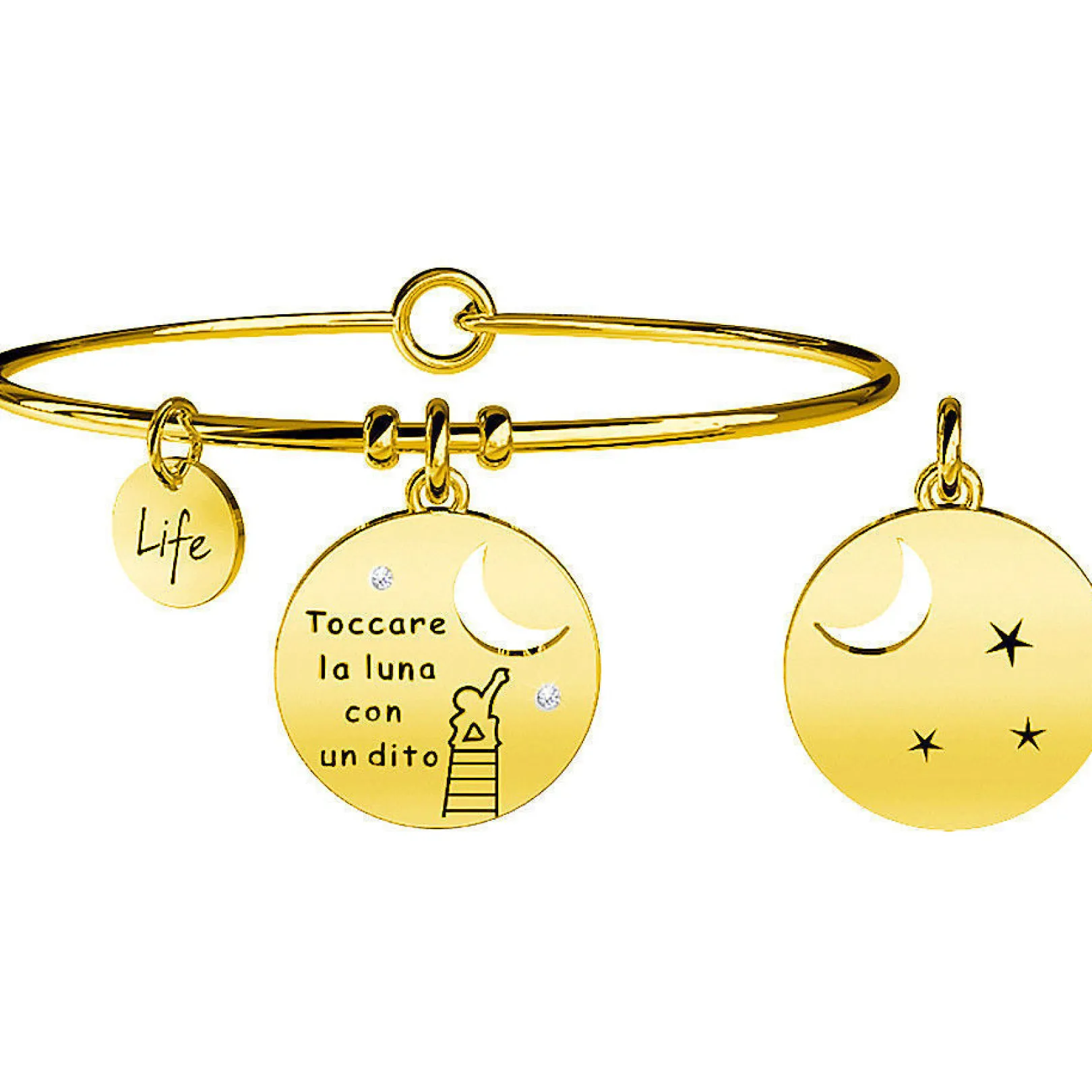 bracciale_kidult_love_lun_0.webp Discount Bracciale Love Luna Dorata | 231658 Donna Gioielli Moda Donna