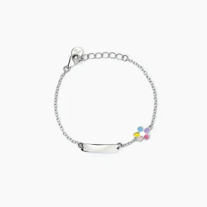 Clearance Bracciale Neonato Personalizzabile Con Fiore Gioielli | 533796 Gioielli Moda Bimbi