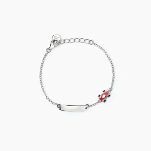 Best Bracciale Neonato Personalizzabile Con Macchinina Gioielli | 533792 Gioielli Moda Bimbi