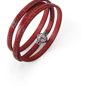 Clearance Bracciale Padre Nostro In Pelle Gioielli   | PNIT08-57 Donna Gioielli Moda Donna | Gioielli Moda Uomo